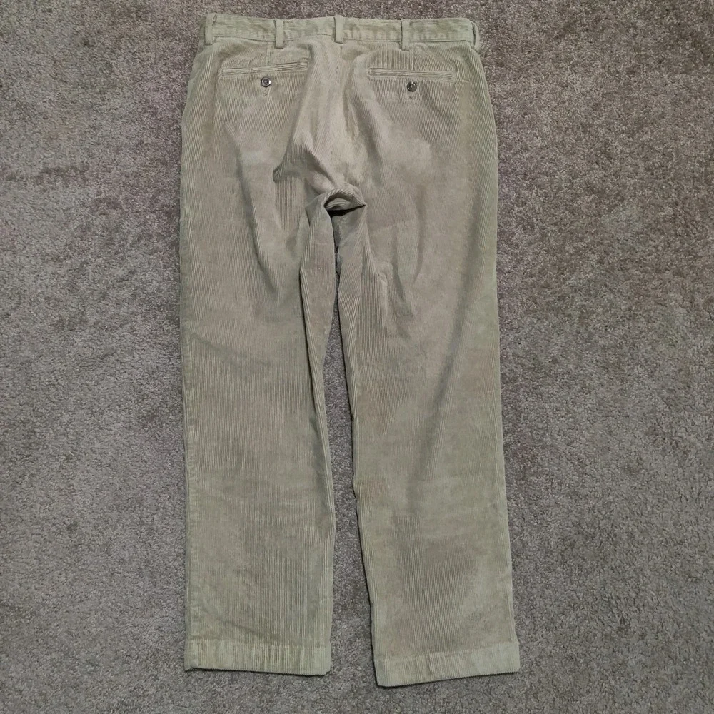 Vintage LL Bean Beige‎ Corduroy Pants Men's 34 x 29 Trousers
